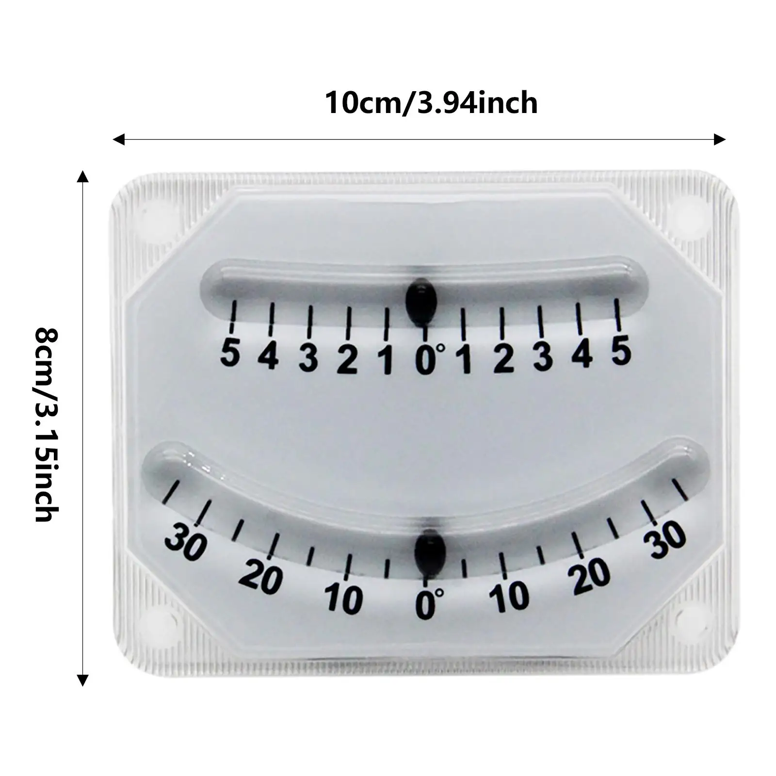 Boat Clinometer Level Indicator Built in Steel Ball Accessory Car Angle Slope Meter Inclinometer Level Tilt Gauge for