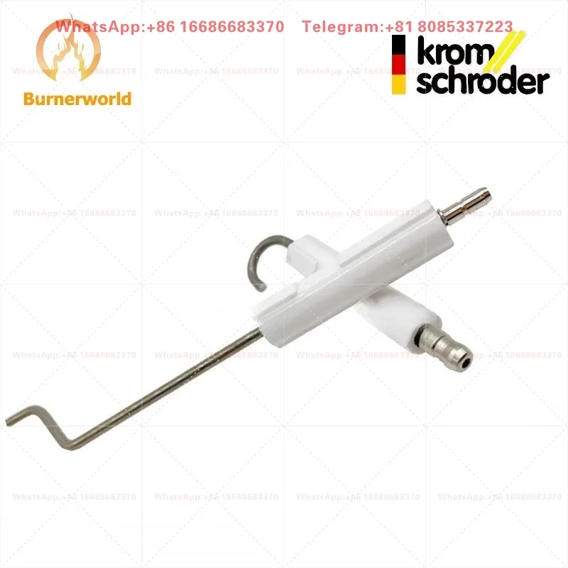 Электрод горелки Krom Schroder ZAIK 84228010 для промышленных горелок, устройств сжигания природного газа, многофункциональных печей, выхлопных газов