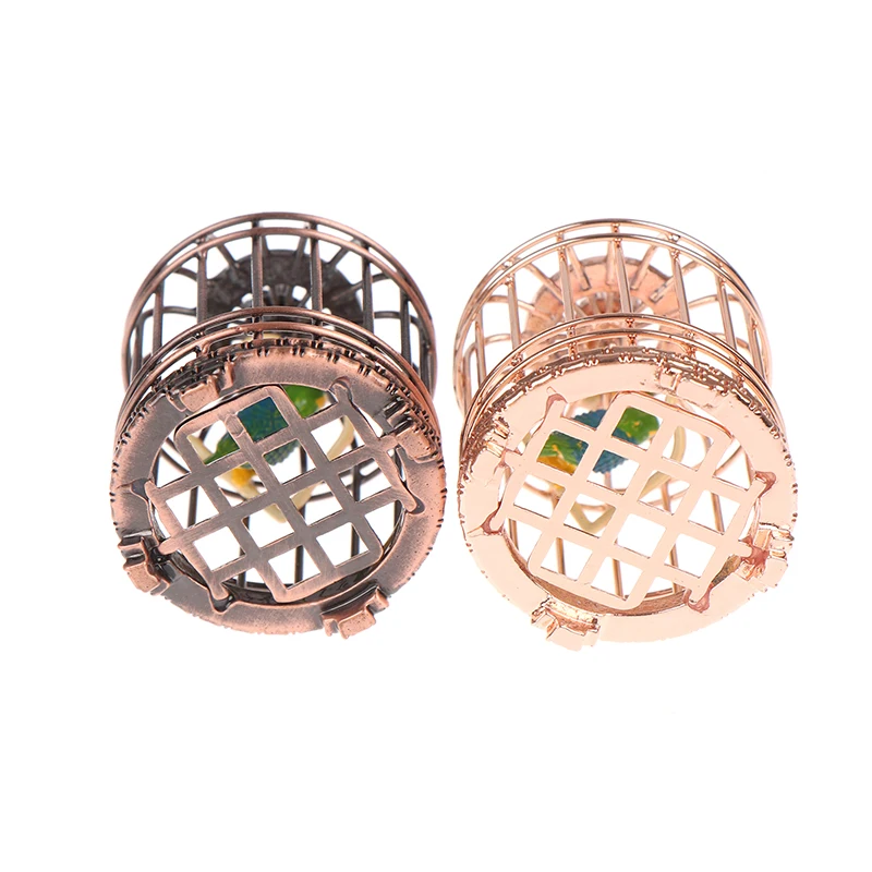 Micro Landscape Dollhouse Miniature Furniture Metal Bird Cage For Dollhouse Decor Dollhouse Birdcage Home Decoration