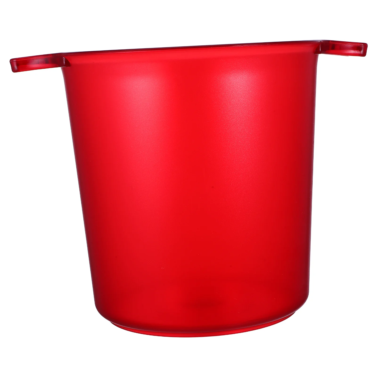 

Double Handle Ice Bucket Portable Frosted Plastic Ice Holder Large Capacity Cooler Tub for Wedding Party Outdoor Bar 8L