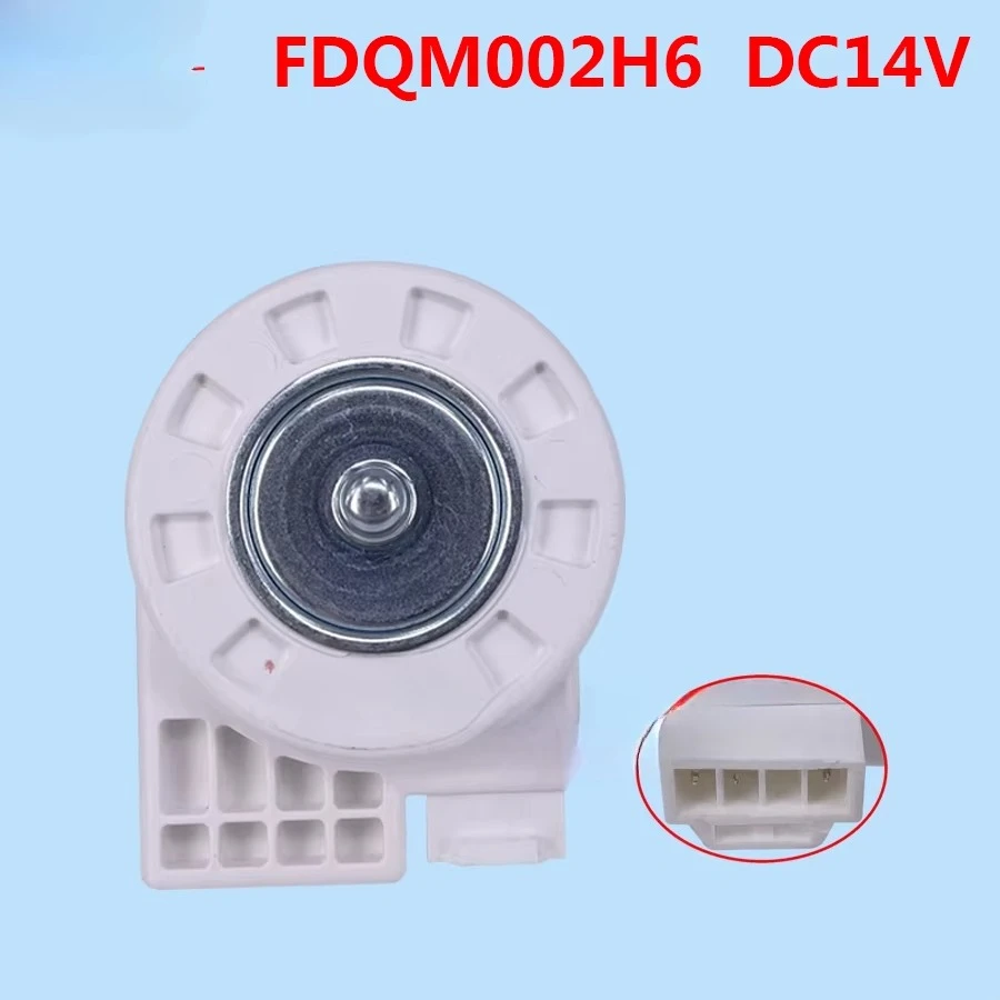 For Hitachi Refrigerator R-M80GPGD9 Freezing Refrigeration Air-cooled Motor Fan FDQM002H6 DC14V