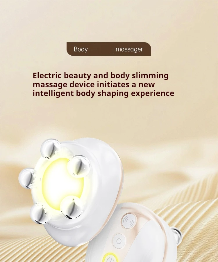 Elektryczne urządzenie kosmetyczne do użytku ręcznego, mikroprądowy masażer do twarzy z rolkami liftingującymi.