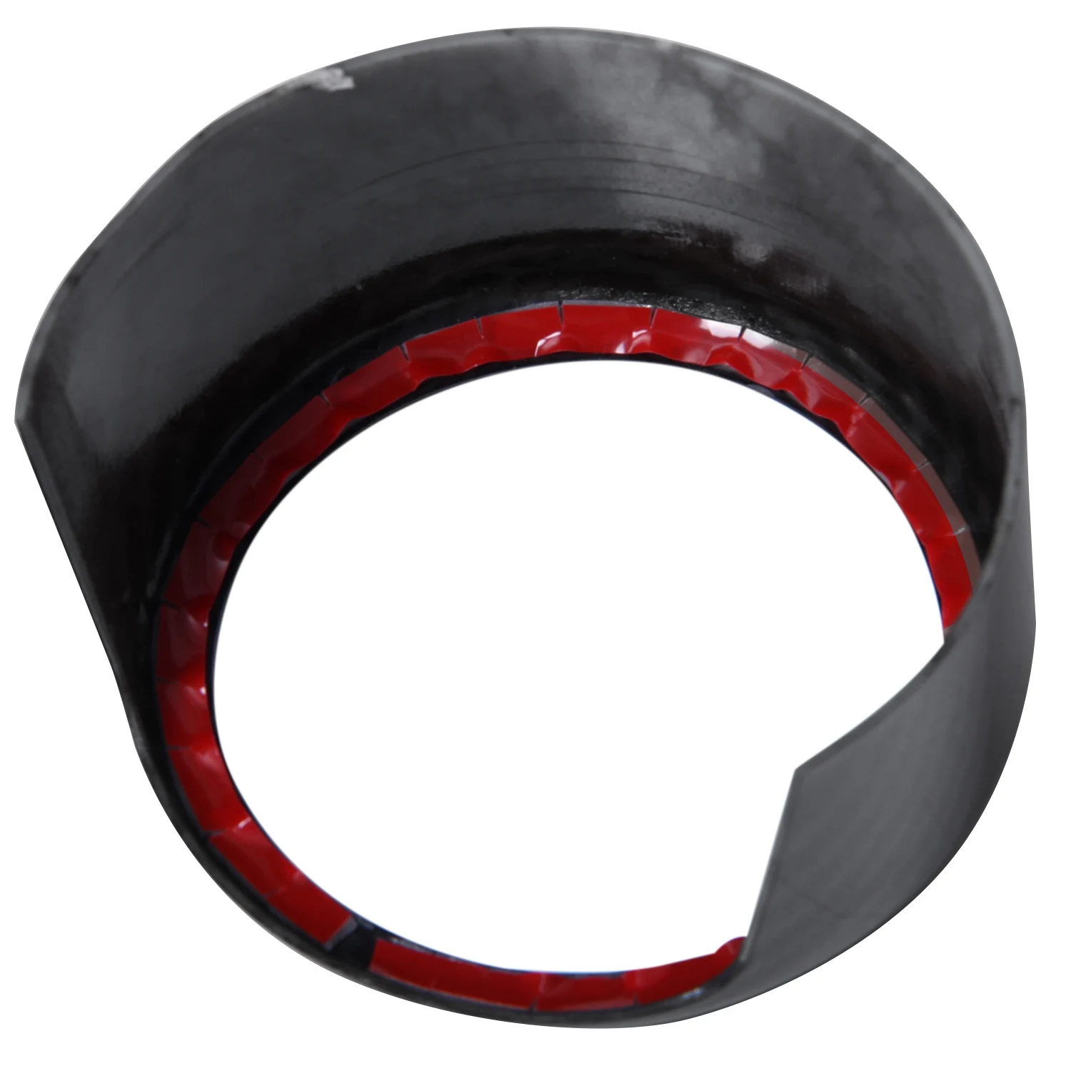 Cornice per decorazione griglia anteriore in plastica Abs stile fibra di carbonio per Alfa Romeo Stelvio 2017 2018 parti 2 pezzi