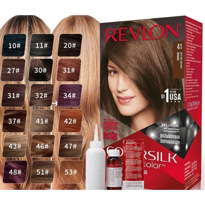 Revelon Hair Color Cream for Women, Gentle & Non-Damaging Formula, Covers Gray & Delivers Vibrant, Long-Lasting Shine