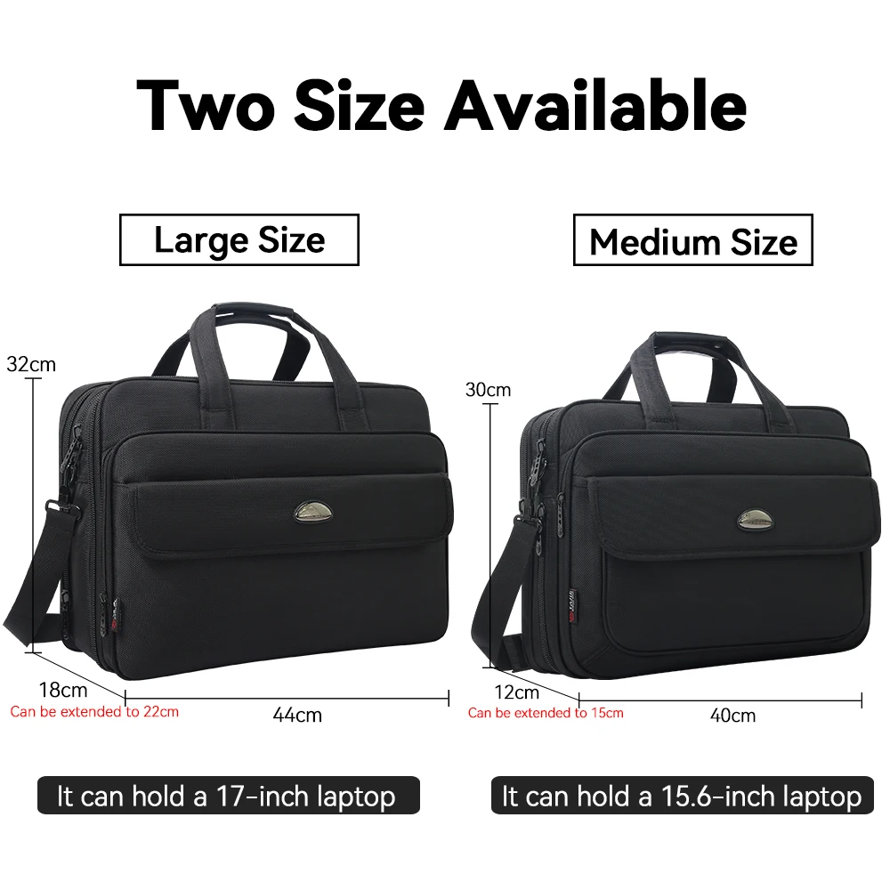 Large Capacity Briefcase Bag Men Business Bag 17 inch Laptop Bag Shoulder Bags Canvas Handbags Notebook Bag Messenger Bags Work