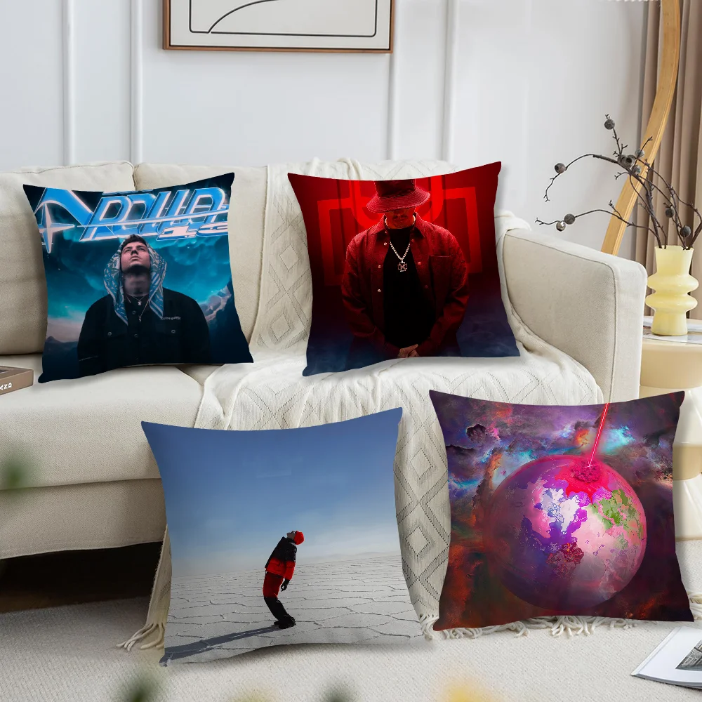 Rapper D-Duki AMERI Pillow Case Living Room Sofa Cushion Cover Suitable For Home Bedroom Room Decoration