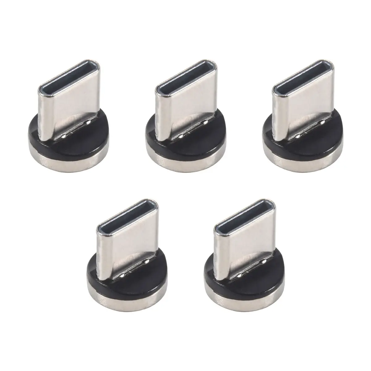 A14M 7Pin Type C Magnetic Plug Tips Fast Charging Cable Adapter for Magnetic Charger 360° Degree Rotation Connector 5PCS