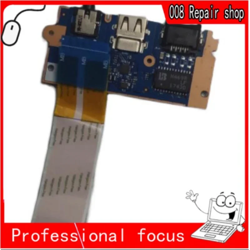 FOR ThinkPad Lenovo E570 E575 network card small board USB small board audio board cable arrangement ns-a831