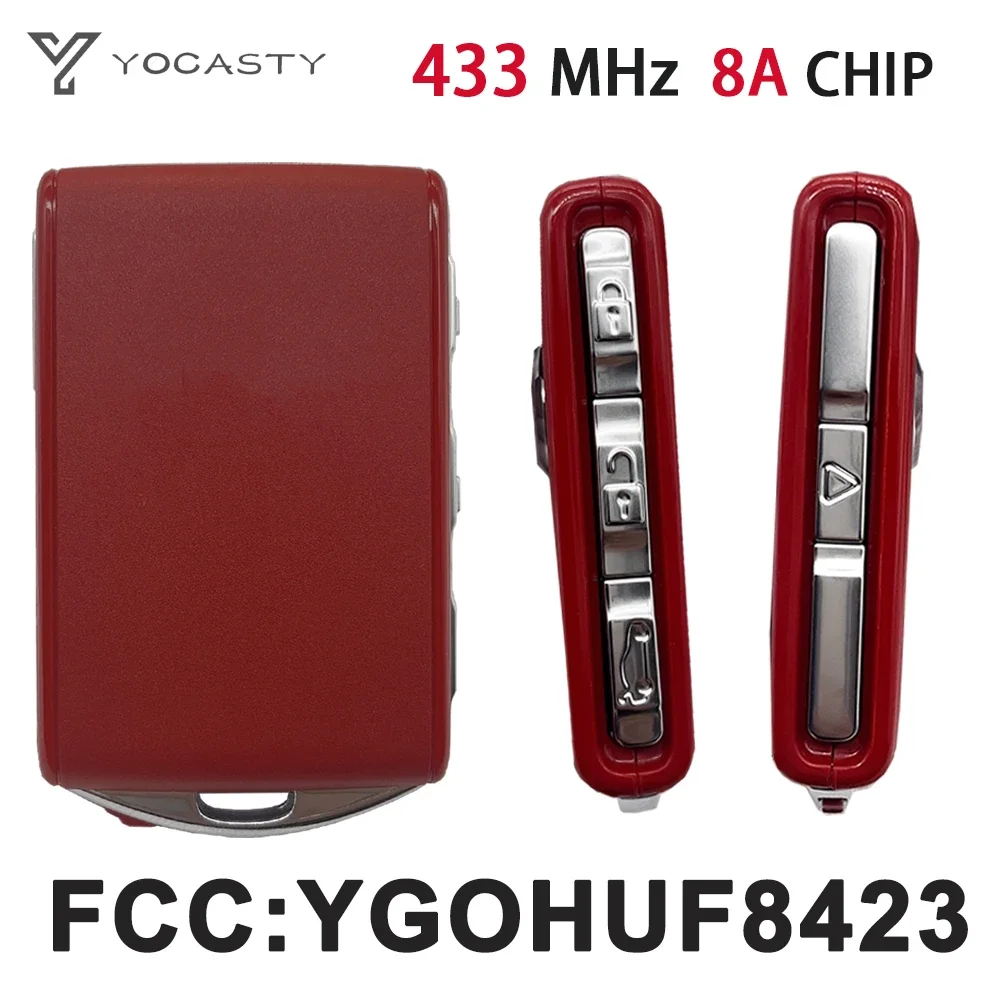 

YOCASTY Original Smart Control Key 433Mhz 8A Chip For Volvo S90 S60 S40 XC60 XC90 2016 - 2020 Keyless Entry Fob YGOHUF8423