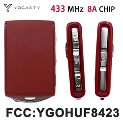 YOCASTY Original Smart Control Key 433Mhz 8A Chip For Volvo S90 S60 S40 XC60 XC90  2016 - 2020 Keyless Entry Fob YGOHUF8423