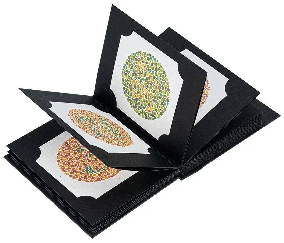 High Quality Hot Selling 2025 New Publish Ishihara Book 38 Plates Optometry Color Blindness Color Deficiency Test Book