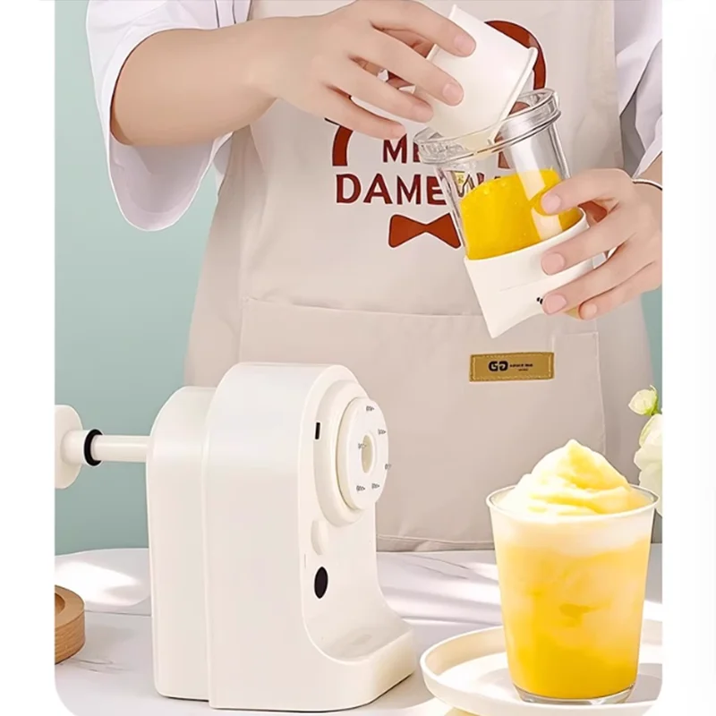 Electric Shaved ice household small snowflake ice machine, ice sander, ice breaker, non plugged in Mein mein ice machine