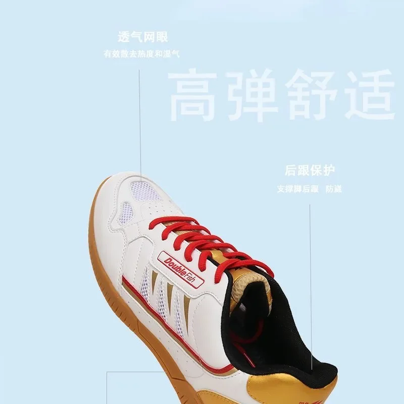 

2025 Men's Women's New Sports Shoes Mesh Table Tennis Shoes Professional Tennis Shoes Non-slip Shock-absorbing Badminton Shoe