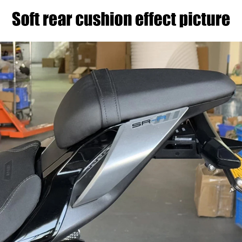 For CFMOTO 675SS 675NK 675SR-S Motorcycle Modification Passenger Adds Soft Rear Seat Cushion Thickens Comfortable Seat Cushion