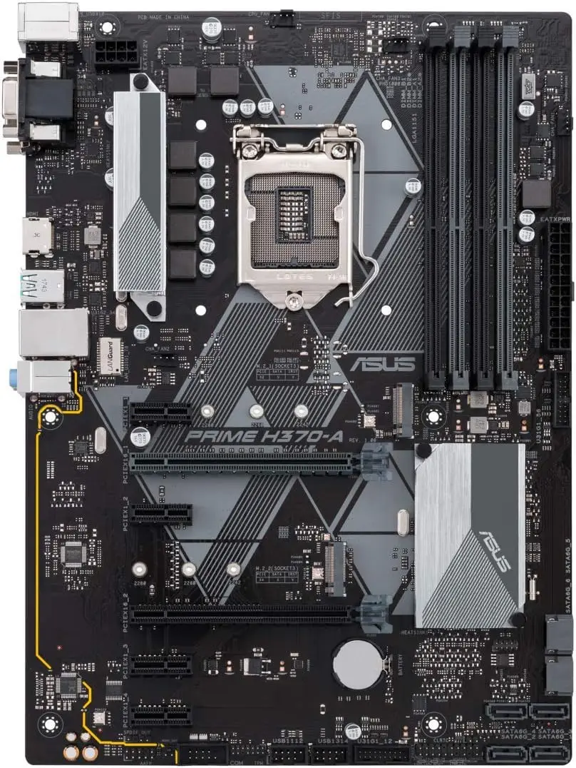 ASUS PRIME H370-A Motherboard Intel H370 LGA 1151 DDR4 64GB M.2 support Core i3-9100 i5-8600 i5-9400F i7-8700 I9-9900 cpu