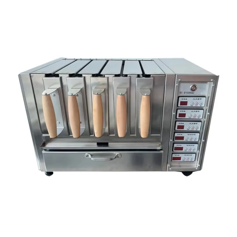 Electric Barbecue Oven Smokeless Bbq Grill Skewers Machine For Restaurant Canteen