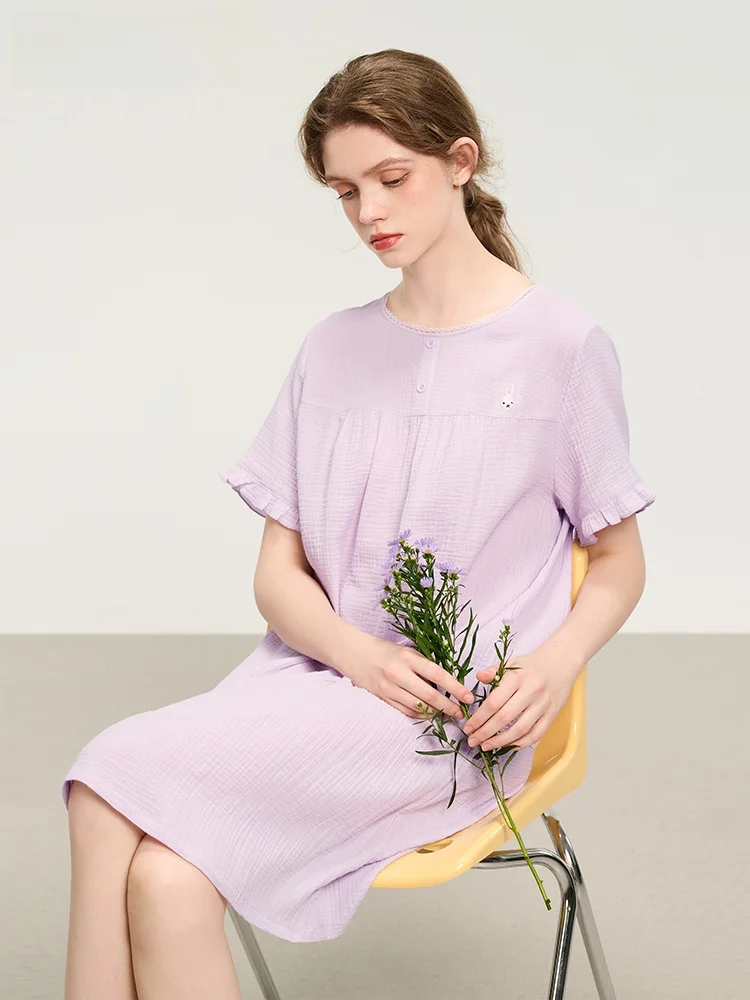 camicia-da-notte-in-puro-cotone-donna-estate-sottile-doppio-strato-di-cotone-tead-tutto-in-cotone-indumenti-da-notte-indossabili-per-esterni-dolce-casa-artistica