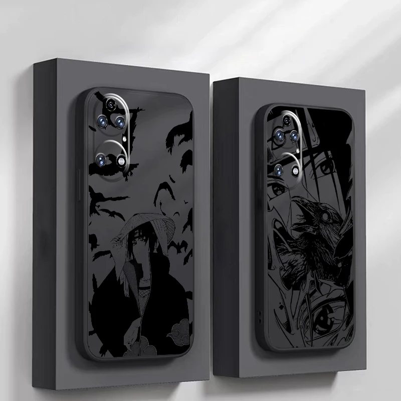 A-Akatsukis U-Uchiha Itachis Phone Case For Huawei P50 P50E P40 P30 P20 PRO LITE P Smart Z S 2021 Carcasa