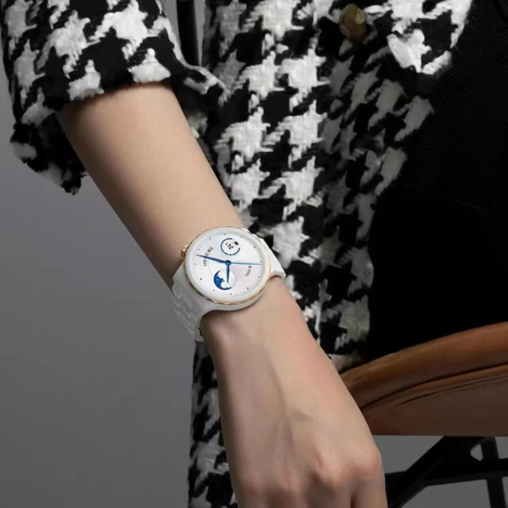 Керамический ремешок 22 мм 20 мм для Huawei Watch GT5-3-2/Pro, металлический браслет-браслет для Samsung Watch 7/6/5 Amazfit GTR/Stratos, ремень