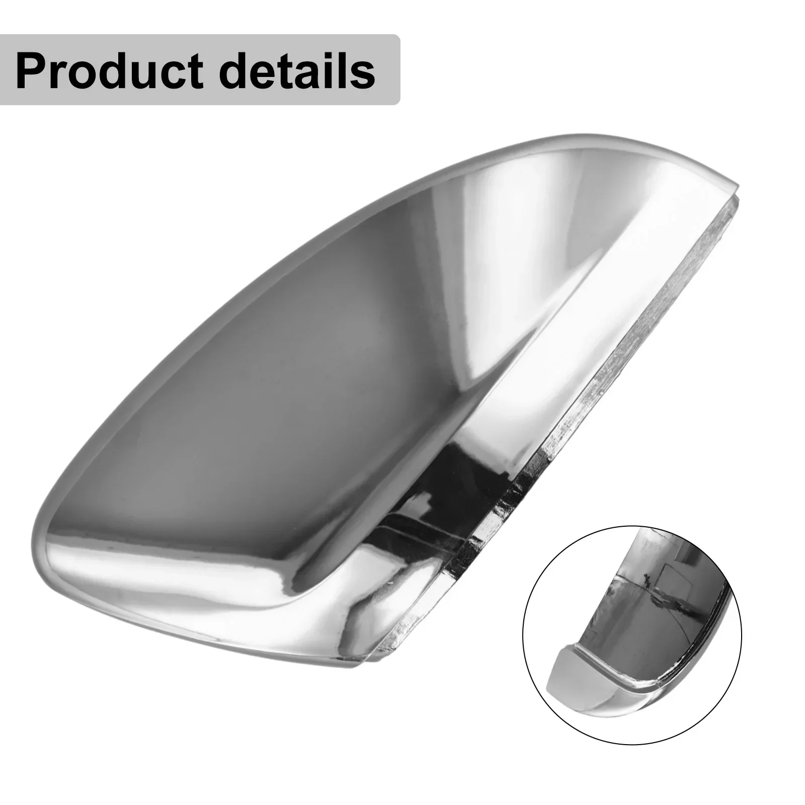 Manual Measurement Deviation Car Maintenance Mirror Cover Cap Clip-on Mirror Cover ABS Plastic Easy Installation