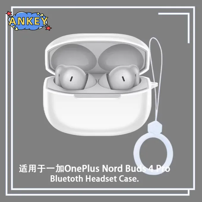 for OnePlus Nord Buds 4 Pro Case Earphones Premium Silicone Cover Shockproof Accessible Charging Port Shell Carrying