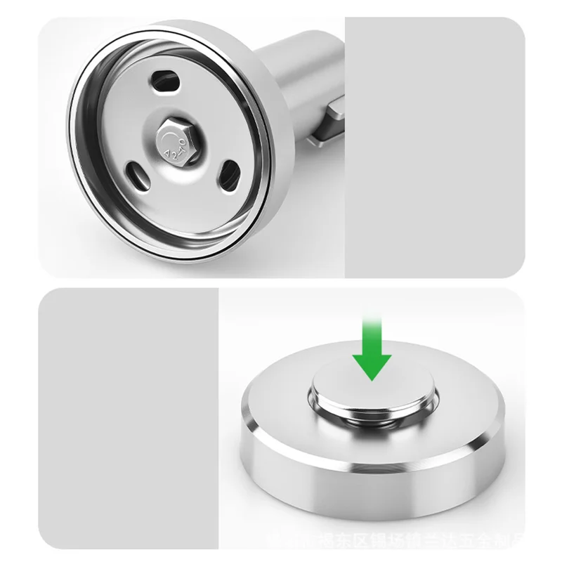 Stainless Steel Magnetic Door Stopper Mute Anti-collision Door Holder Rustproof Magnet For Bathroom Bedroom Wooden Door Hardware