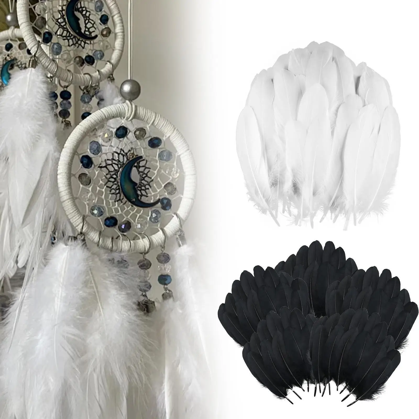 100x Crafts Feathers Decorative Feathers for Costume Wedding Party Festival