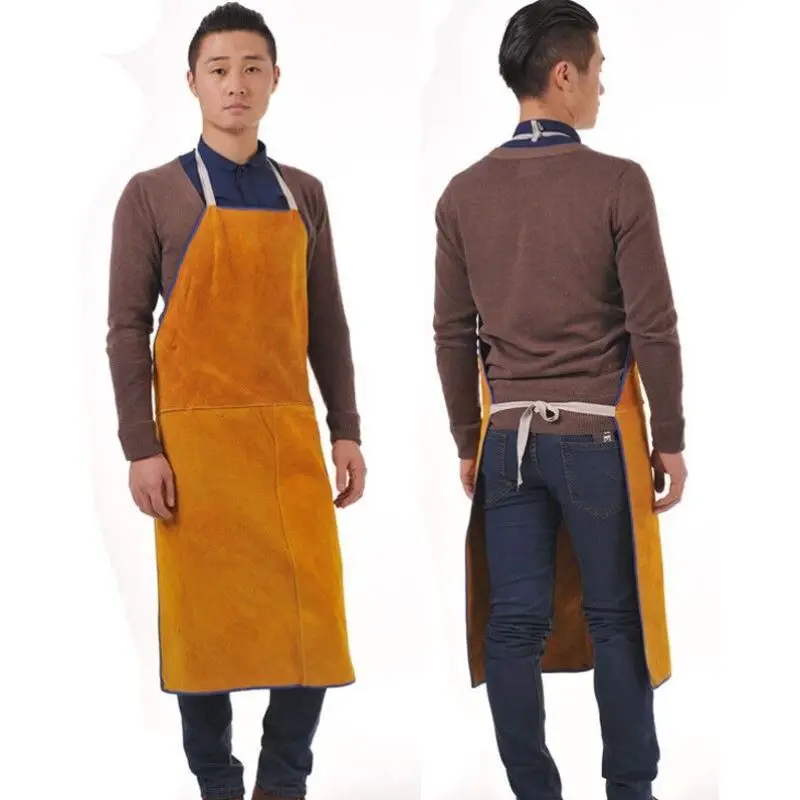 High Quality Cowhide Welding Welders Aprons Work Safety Workwear Glaziers Blacksmith
