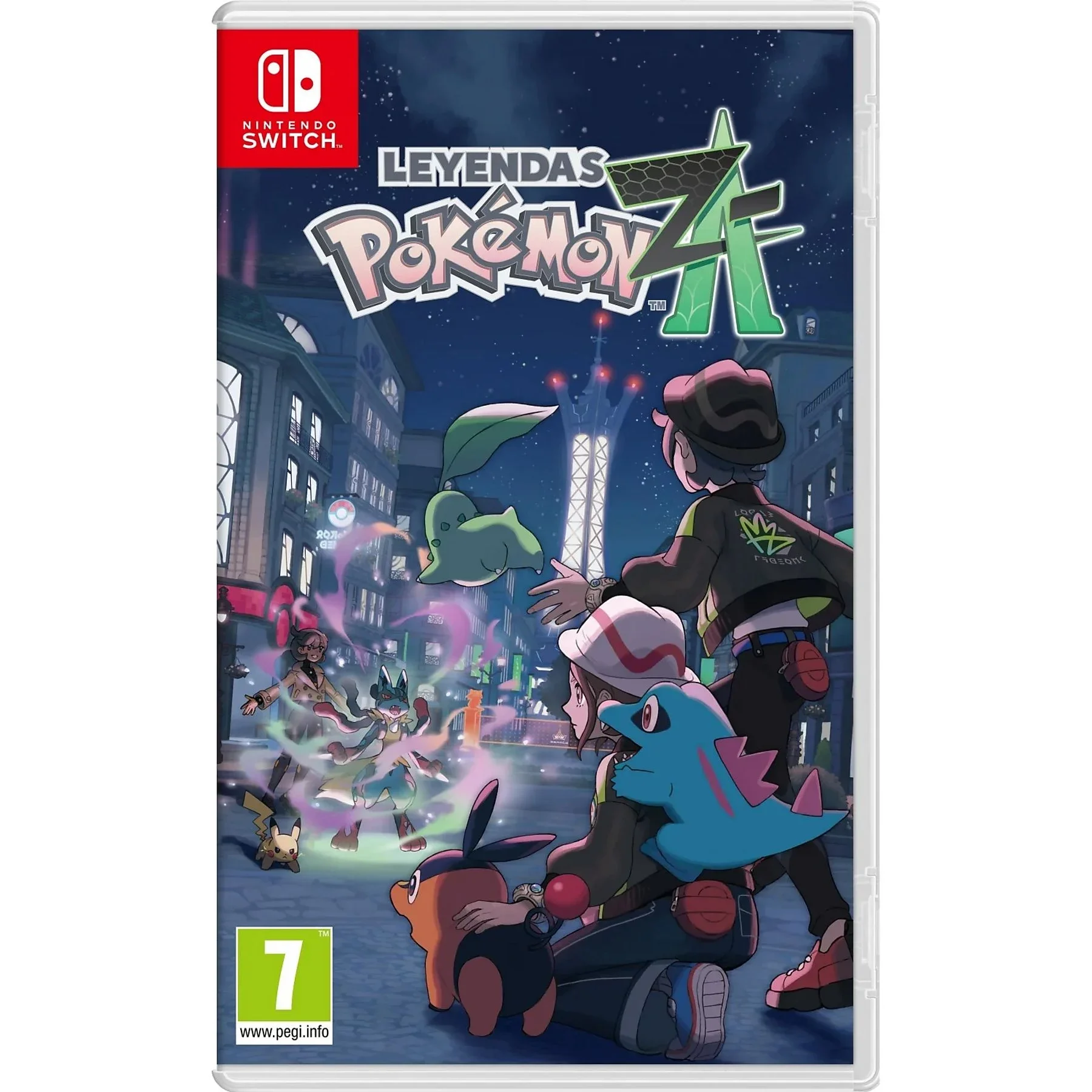Pokémon Legends Z-A para Nintendo Switch y Switch 2 | Mundo abierto en Ciudad Luminalia | Gráficos HD mejorados y nuevas aventuras completas | Carátula en italiano, juego en español seleccionable