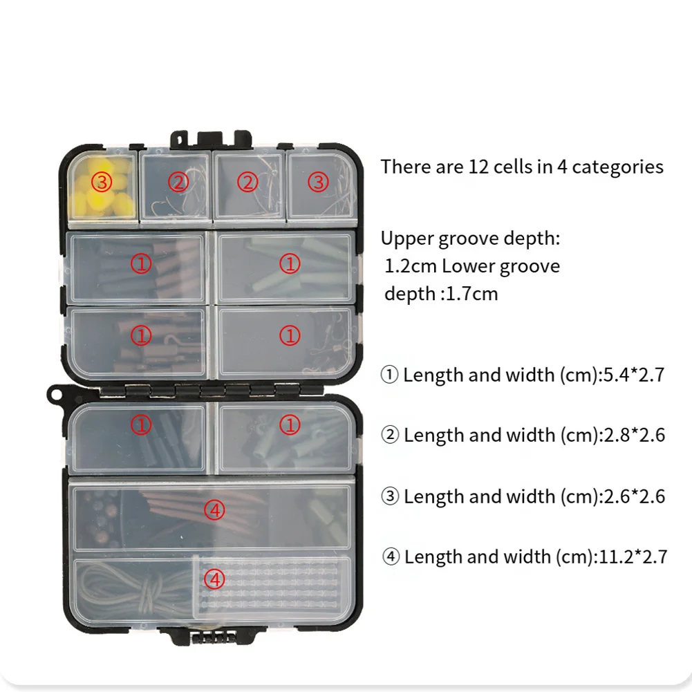 Carp Fishing Accessories Storage Box Tackle Carp Fishing Line Box Hair Rig Board With Pins Fishing Hair Rig Wallet Equipment