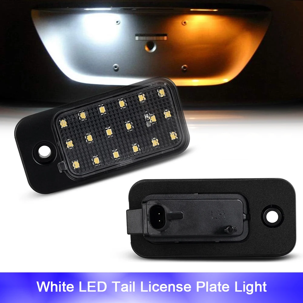 

2pcs Free Error LED Tail License Number Plate Lights For Jeep Cherokee 2019-2022 Car Reverse Backlight 6000K