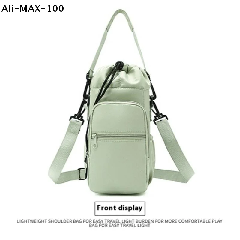 【Rw】2025 1Pc Water Bottle cloth Carrier Bag With Strap Water Bottle Sling Bag Insulation Water Bottle Holder 11*11*19cm