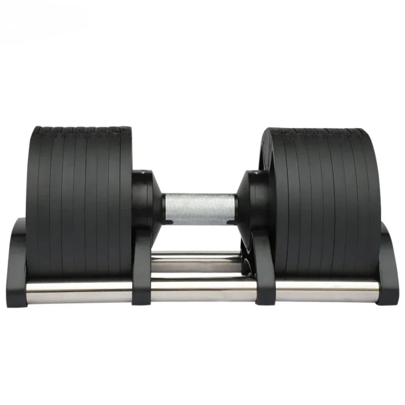Adjustable Dumbbell Pair 2kg(5lb) or 4kg(9lb) Increase Max 50kg(110lb) Home Gym Weight Set
