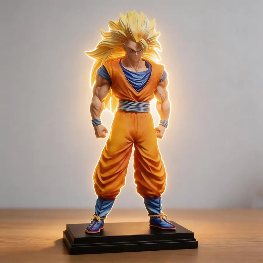 

Dragon Ball Goku Anime Figure Decoration GK Statue 34cm for Anime Fans Collection Desktop Ornament