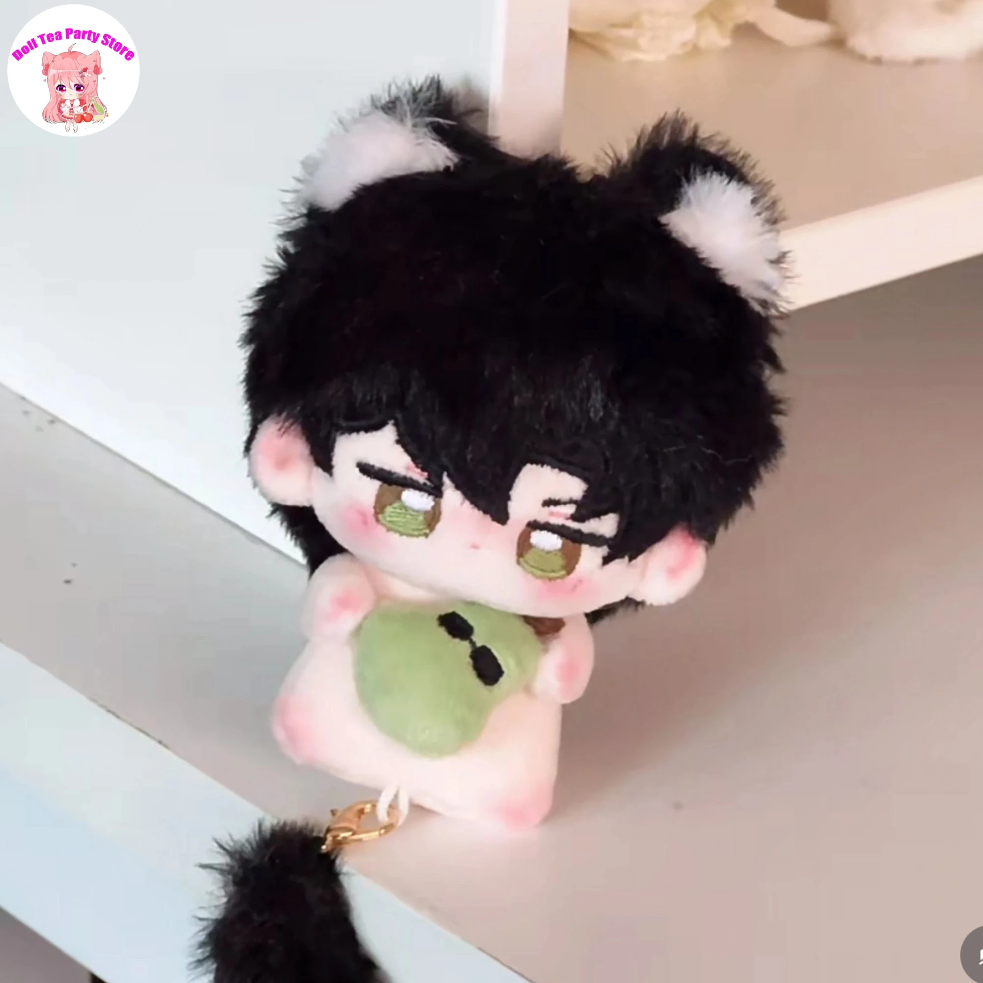 

Cute Game Love and Deepspace Zayne Avocado Cotton Doll Body 10cm Dress Up Plush Stuffed Toys Cosplay Pendant Birthday Gift