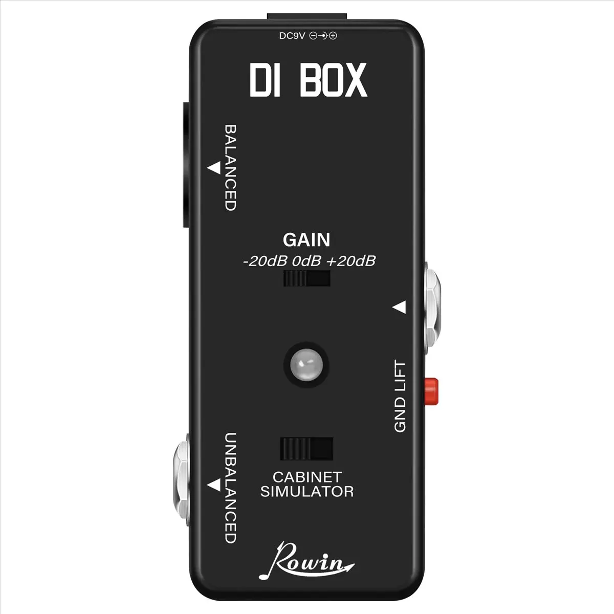 【CYBER MONDAY】 DI BOX LEF-331 Micro-DI with Cab Sim and Gain Guitar Effect Pedal True