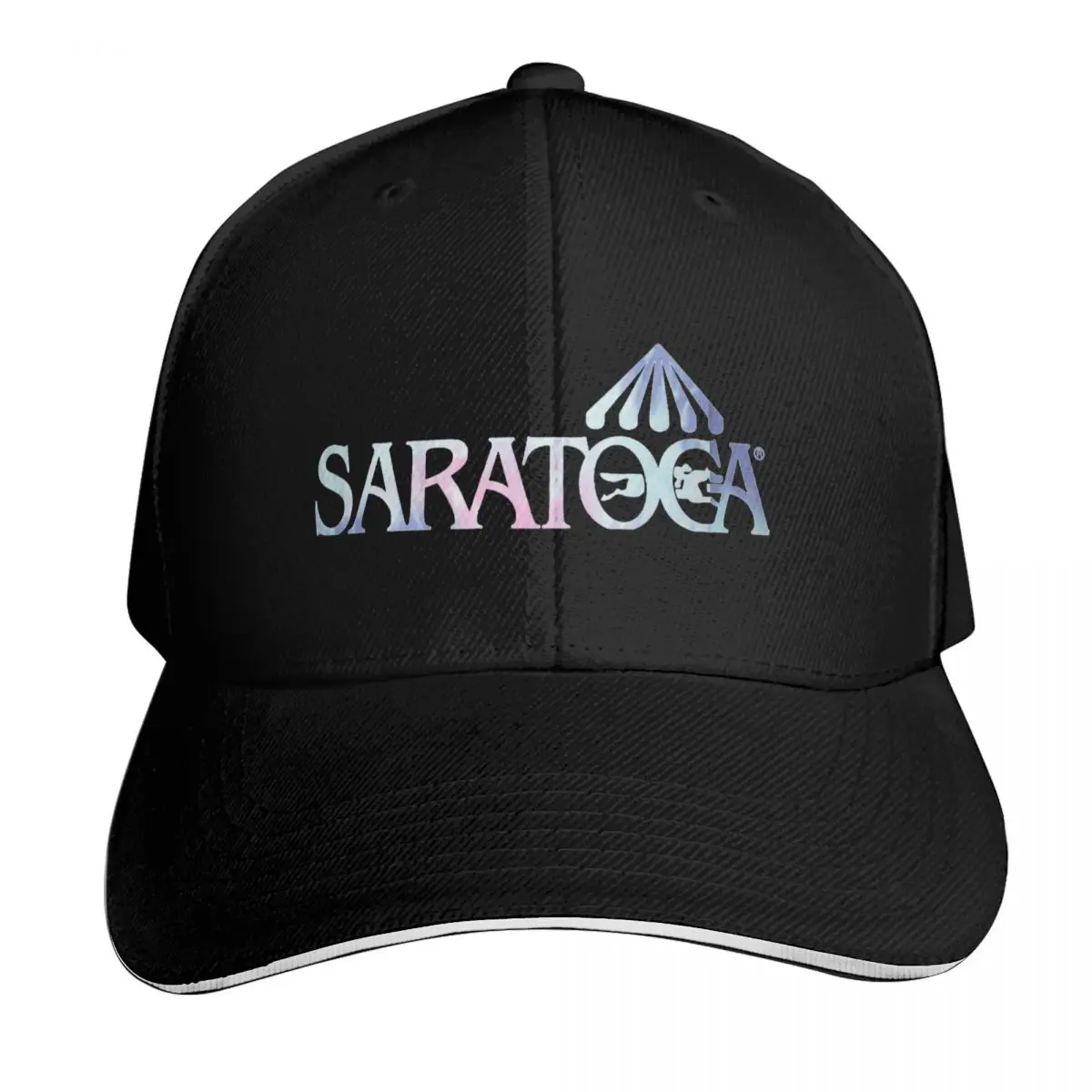 Saratoga Springs Race Track Baseball Cap Curved Brim Classic Fit Low Profile Unstructured Unisex for Men Women