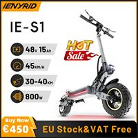 IENYRID IE-S1 Electric Ecooters 800W 48V 15Ah 45 km/h Max Speed Smart LCD Display 10-inch Air Off-road Tires City E-Scooters