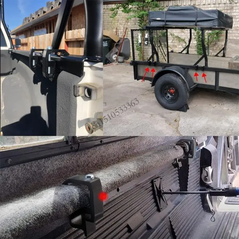 

090E Secure Grip Truck Top Clamps campers House Holding Clamps Truck Caps Locking Clamps Upgrades for Outdoor Enthusiasts