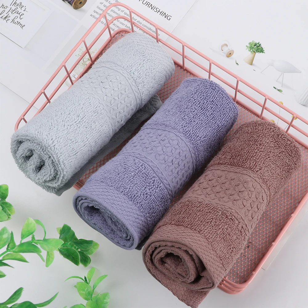 Extreme Comfort Cotton Antibacterial Absorbent Face Towel Square Scarf Dry Body Wash Cloths