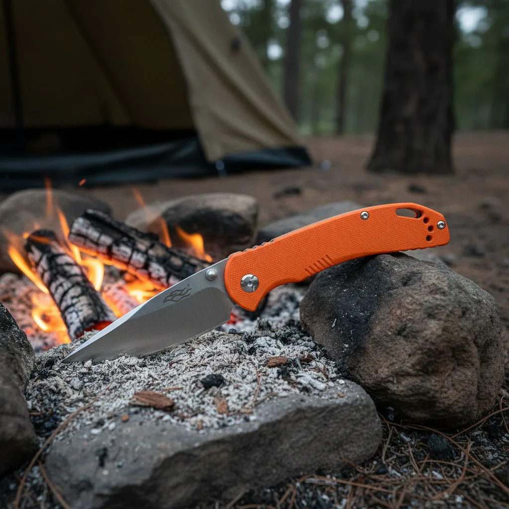 Ganzo G7531 G7533 Firebird F7531 58-60HRC 440C G10 or Carbon Fiber Handle Folding Knife  Outdoor Camping Tool Pocket Knife - view 6