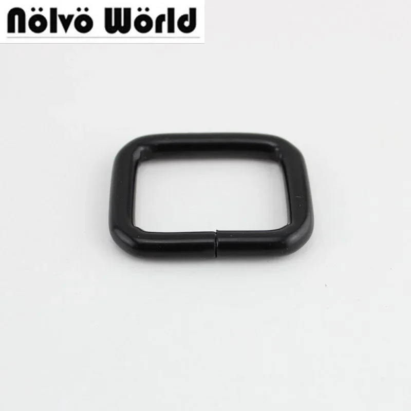 

10pcs 50pcs 26mm Dark black High quality round edge NEW buckle square buckle fasteners accessories 5.0mm line diy