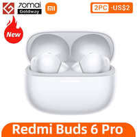 Xiaomi Redmi Buds 6 Pro TWS Earphone Bluetooth 5.3 Mi True Wireless Headset 55dB Active Noise Cancelling For Xiaomi Smartphone