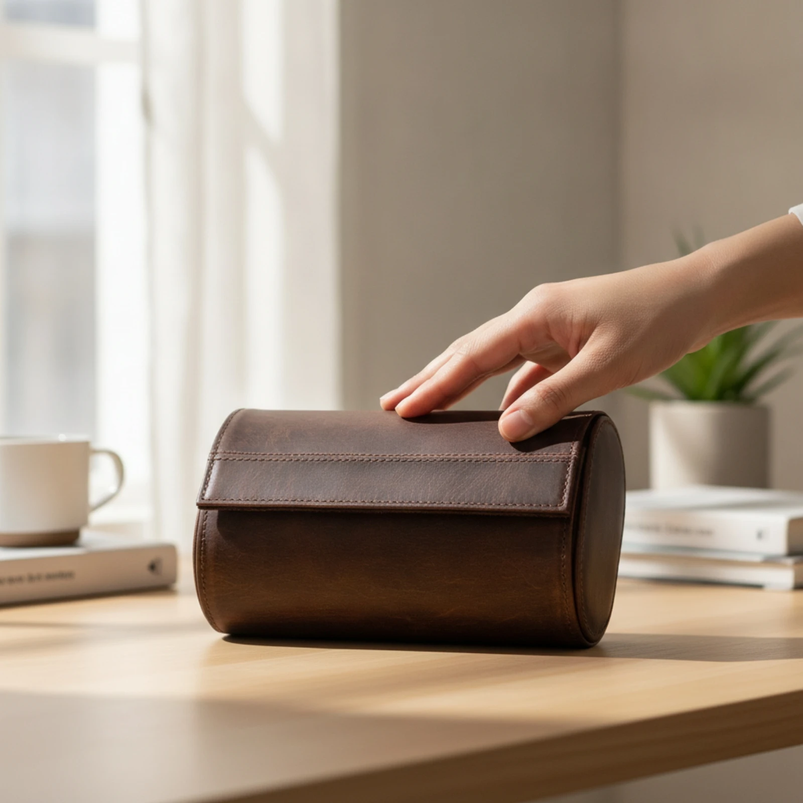 Watch Roll Padded Watch Case Lightweight Sturdy for Travelers