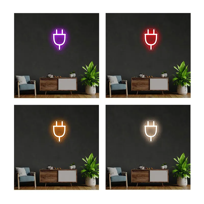 

Plug Led Neon Light for Children's Baby Room Wall Decor Birthday Gift USB Neon Sign,