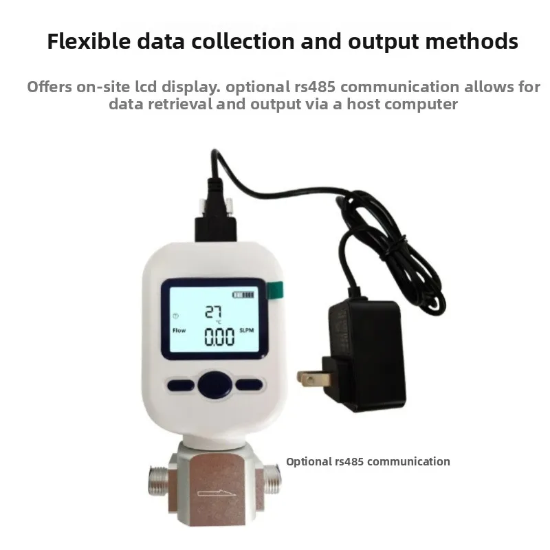 الهواء المضغوط الأكسجين النيتروجين مقياس الجريان الصغير شاشة ديجيتال مقياس الجريان الشامل 485 بيانات MF5706MF5712 #6