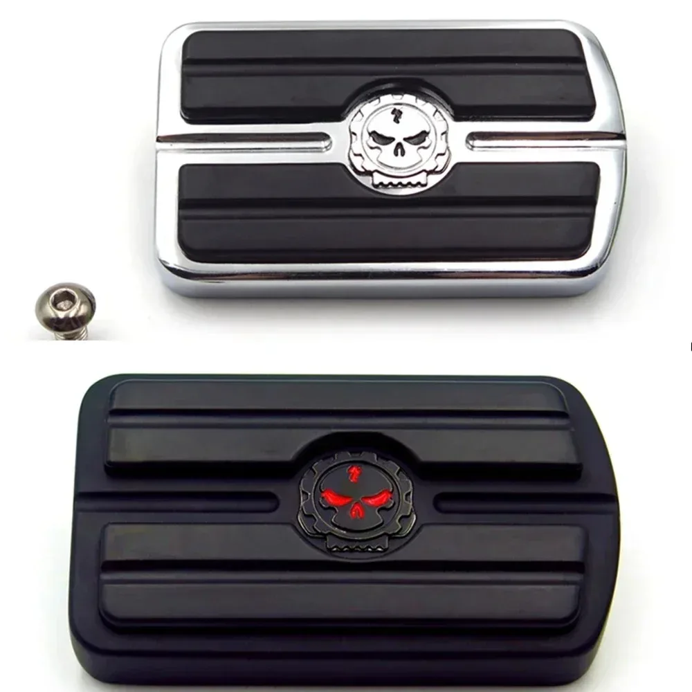 Motorcycle Pegs For Harley Davidson  '86-later FL Softail and '81-later Touring Brake Pedal Large Pad H-D Willie G. Skull