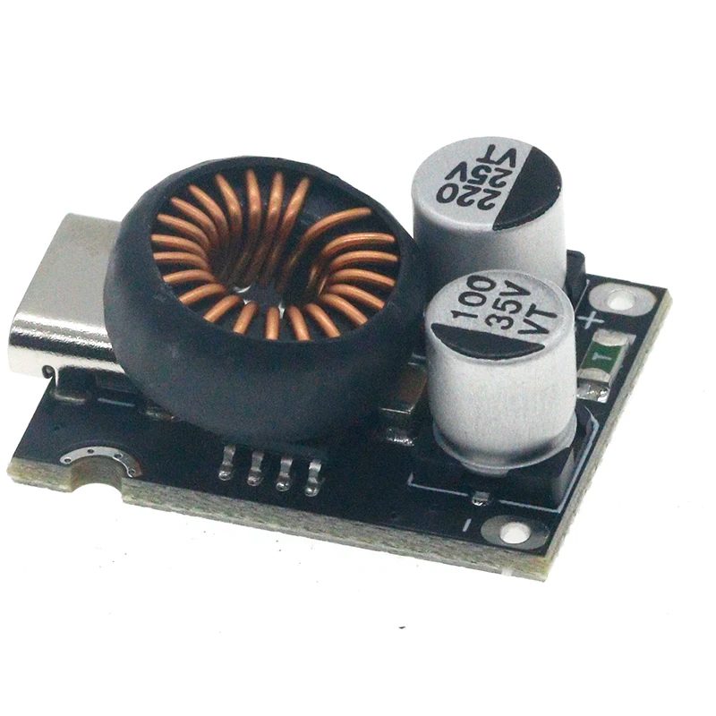 Módulo de carga rápida multiprotocolo DC12-30V mini 65W compatible con protocolo de salida PD2.0/PD3.1PPS interfaz tipo C