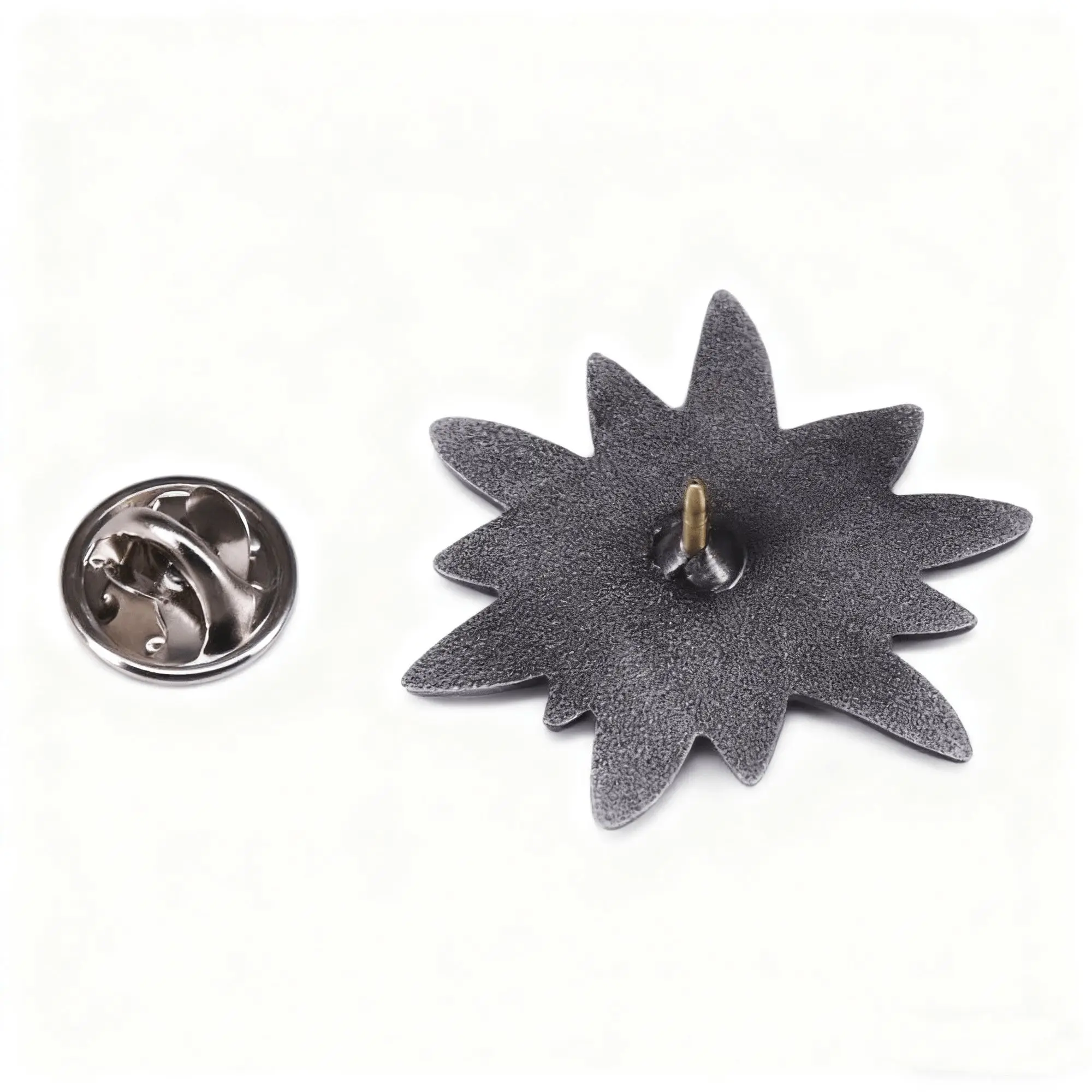 Edelweiss Pin Retro Badge Butterfly Buckle Badge Brooch Decoration Craft Gift - view 2