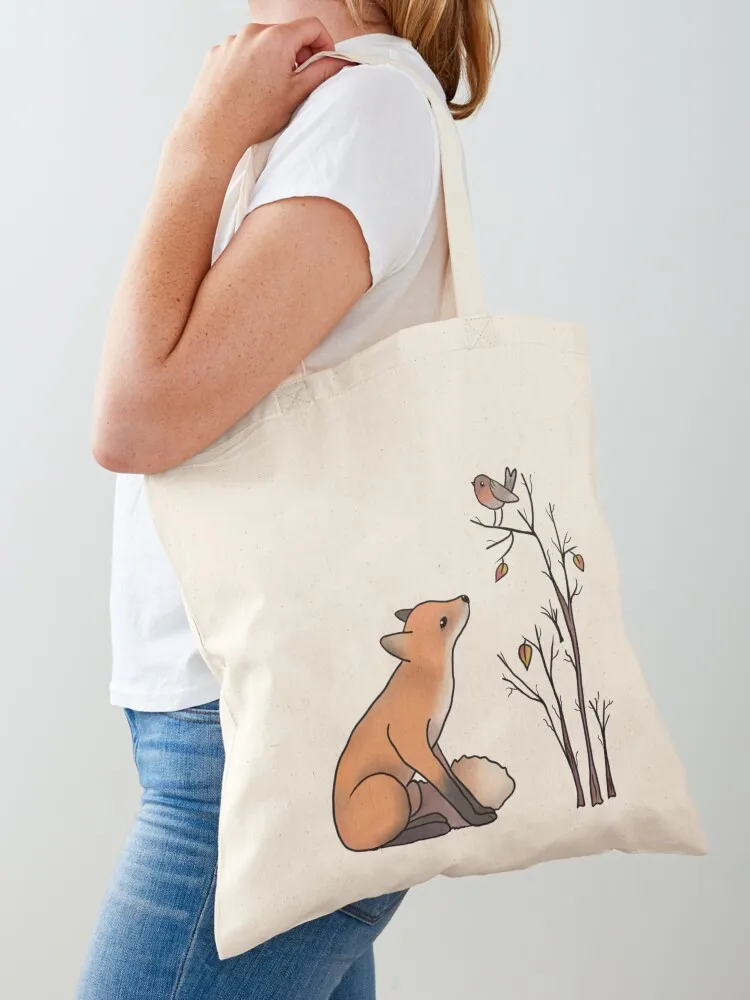 

Fox and robin Tote Bag cloth bag woman foldable reusable bag tote great